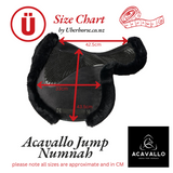 Acavallo Jump Numnah Full Sheepskin Edge - Twin Sided Gel