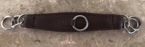 PED Leather Curb Strap