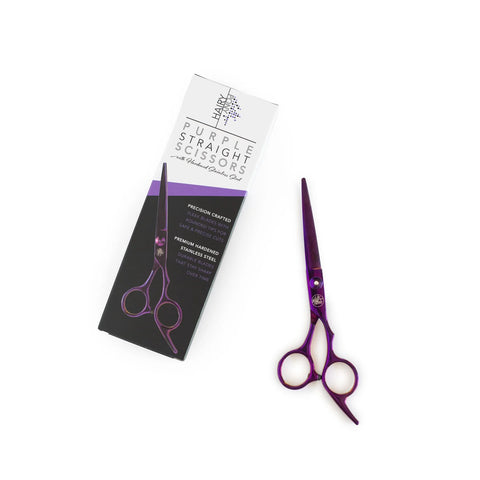 Horse Straight Scissors - Purple