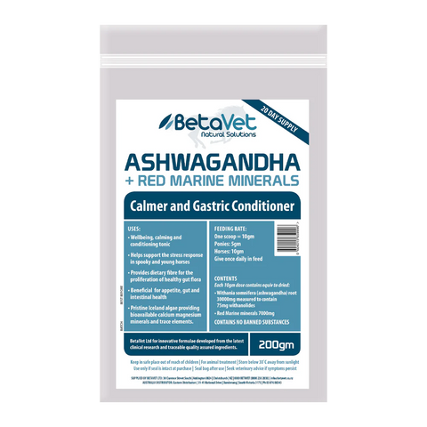 BetaVet ASHWAGANDHA + RED MARINE MINERALS