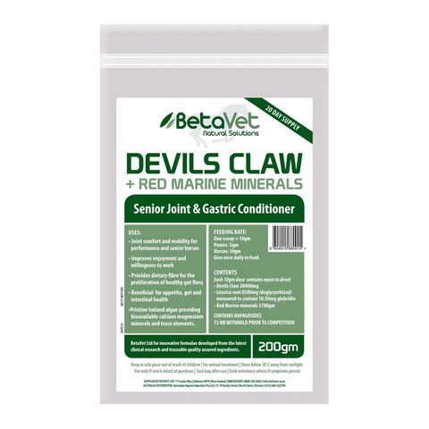 BetaVet DEVILS CLAW + RED MARINE MINERALS